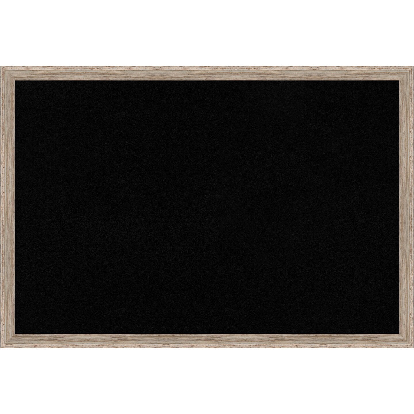 Hardwood Wedge Wood Framed Corkboard, Black Cork