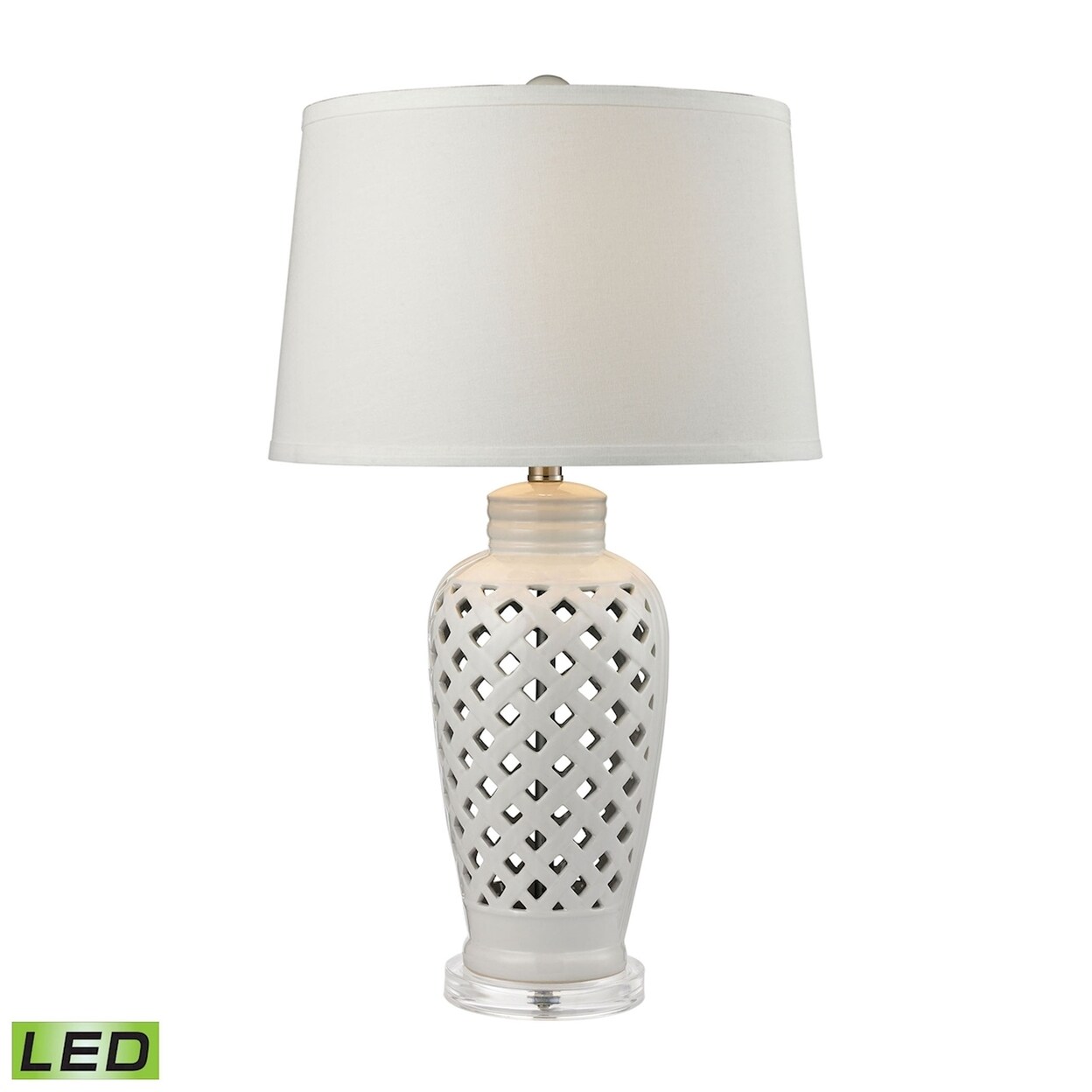 Openwork 27 High 1-Light Table Lamp