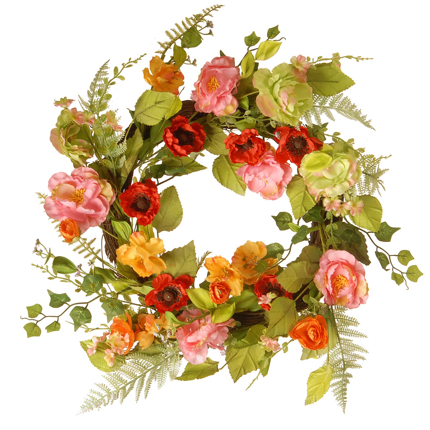 22&#x22; Spring Flower Wreath