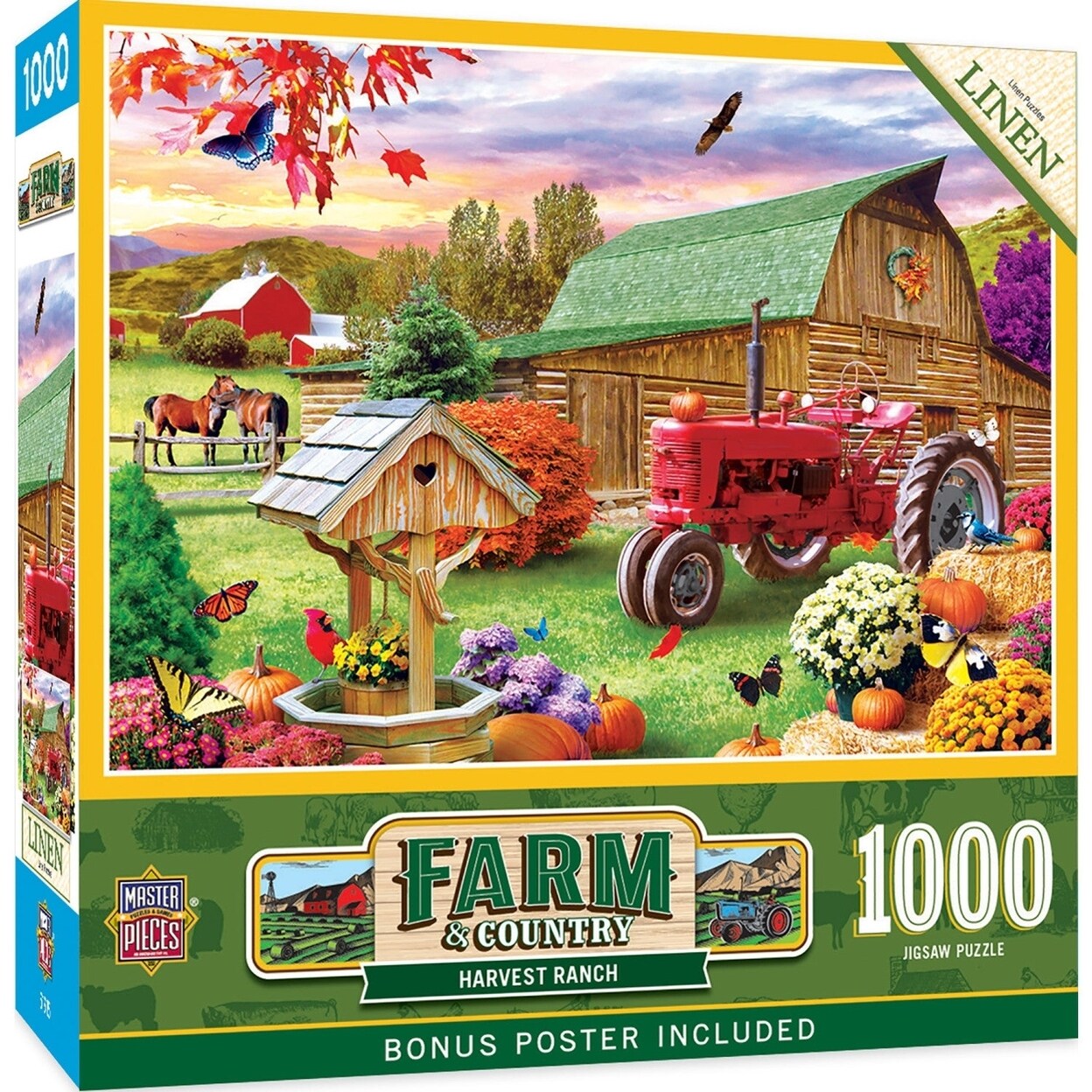 MasterPieces Farm and Country - Harvest Ranch 1000 Piece Jigsaw Puzzle ...