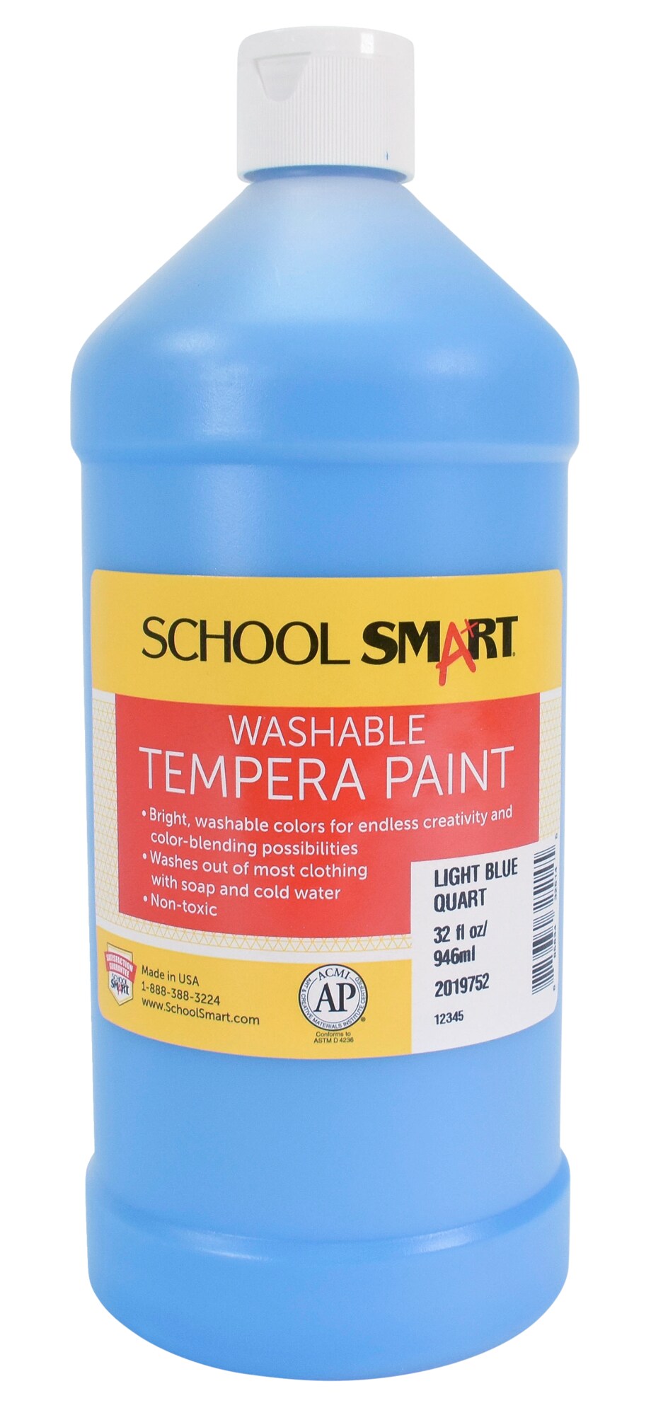 School Smart Washable Tempera Paint