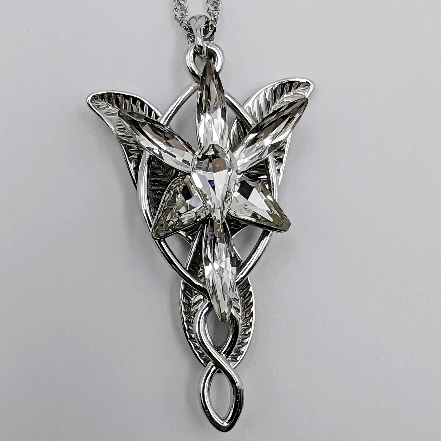 High Quality Lord of the Rings Arwen Evenstar 925 Sterling Silver Pendant Necklace with Free Jewelry Box - image7