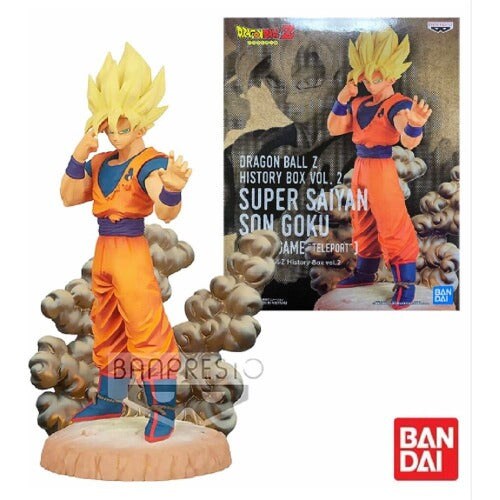Banpresto Dragon Ball Z Super Saiyan Son Goku Figure 8 Inches History Box Vol 2