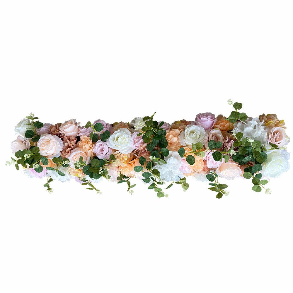 Kitcheniva Artificial Rose Flower Hydrangea Panel Backdrop Decor