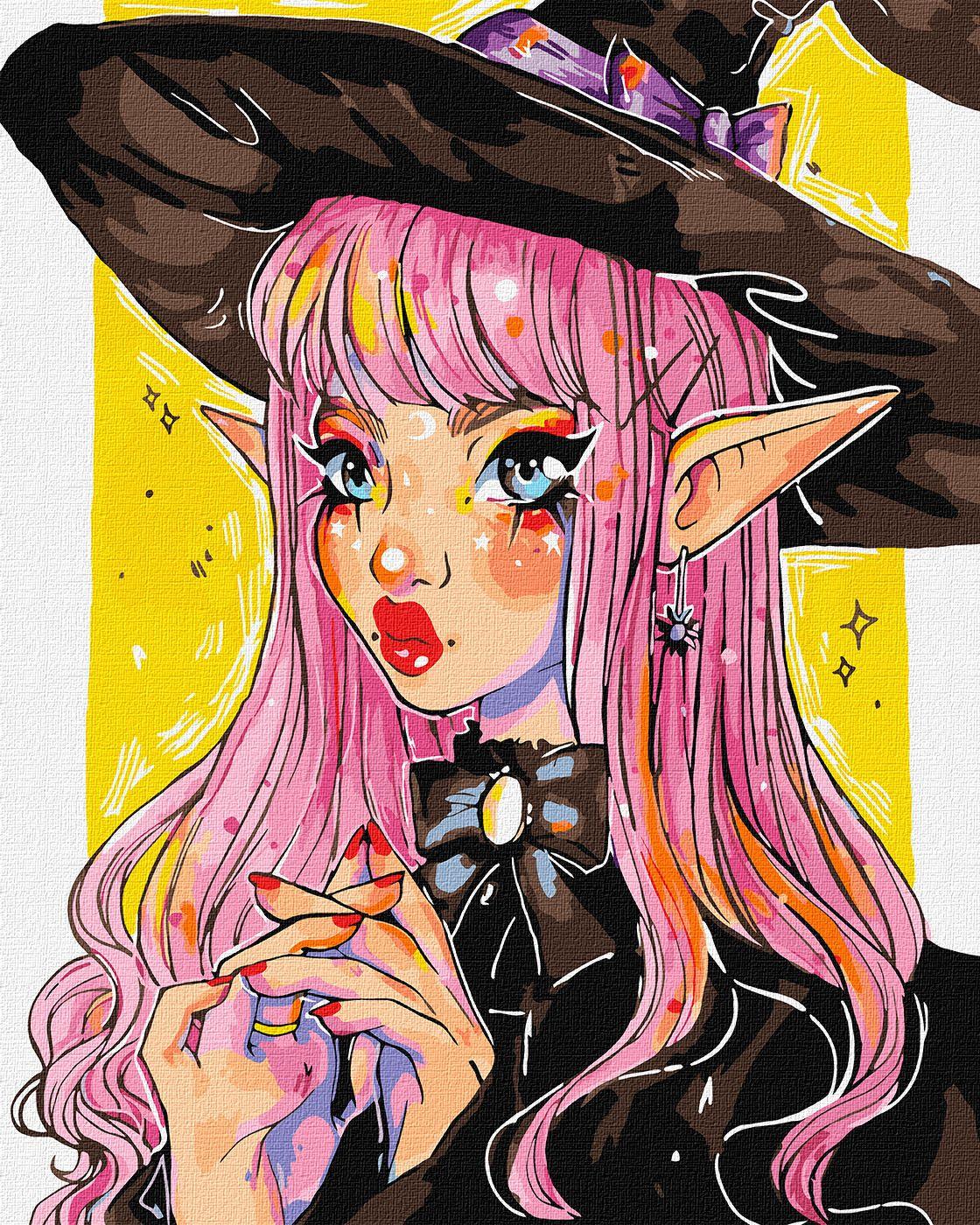 Painting by Numbers kit The witch KHO4978