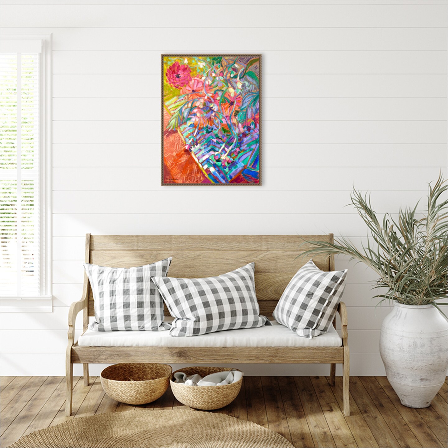 Meandering Garden Path II by Dorothy Fagan Framed Canvas Wall Art