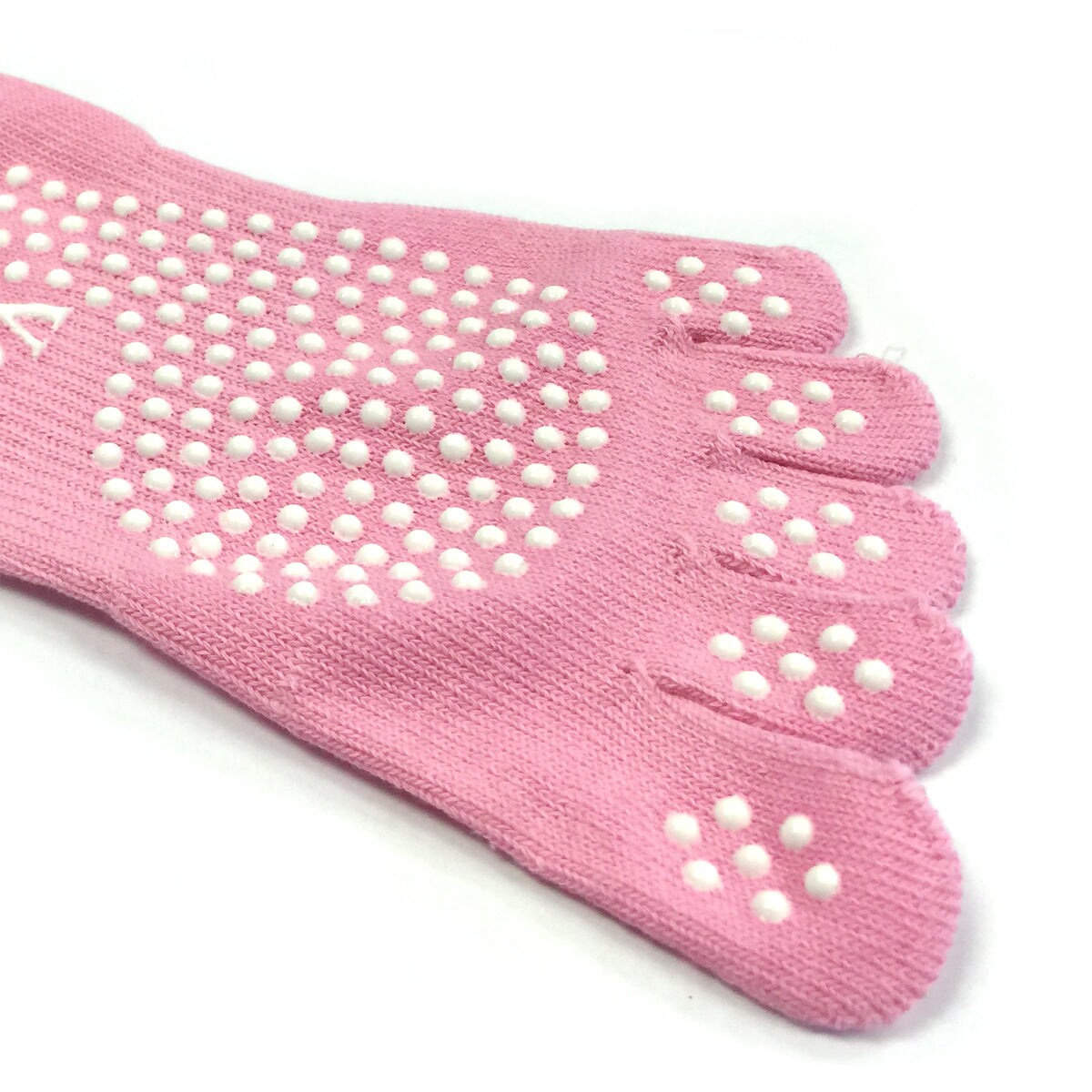 Wrapables Full Toe Yoga Pilates Socks with Grips, Set of 3, Pink/Purple/Blue