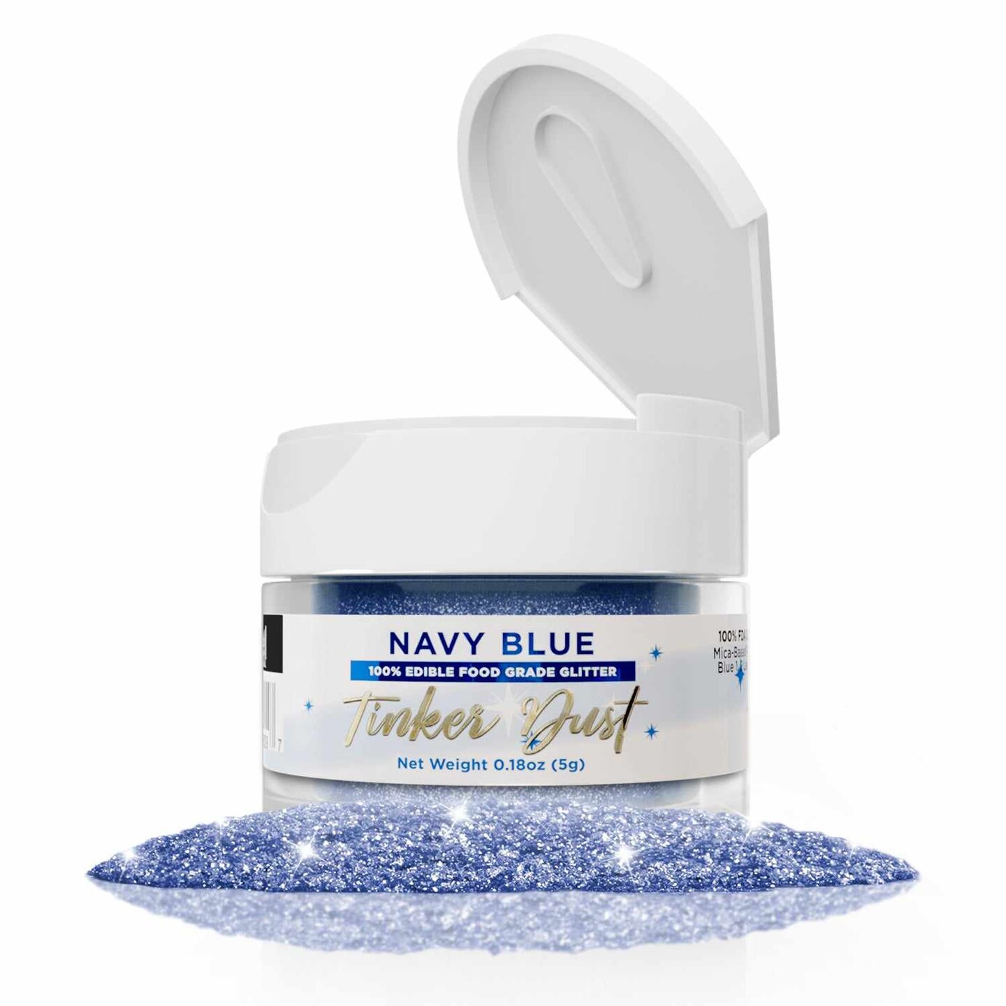 Navy Blue Edible Glitter | Tinker Dust&#xAE; 5 Grams