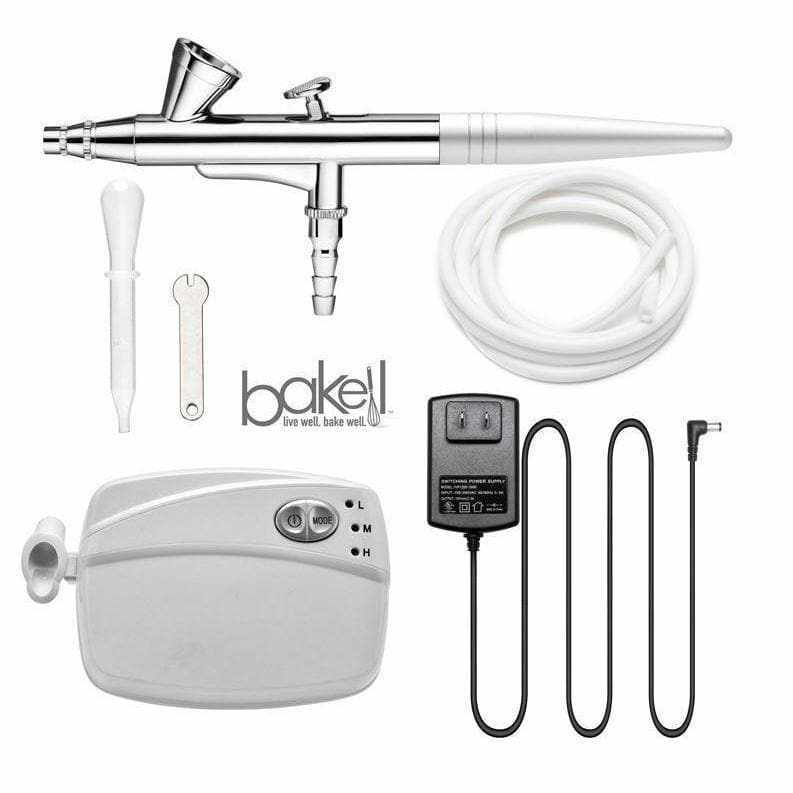 Airbrush Professional Series Bakell Airbrush Gun Kit (White Edition)