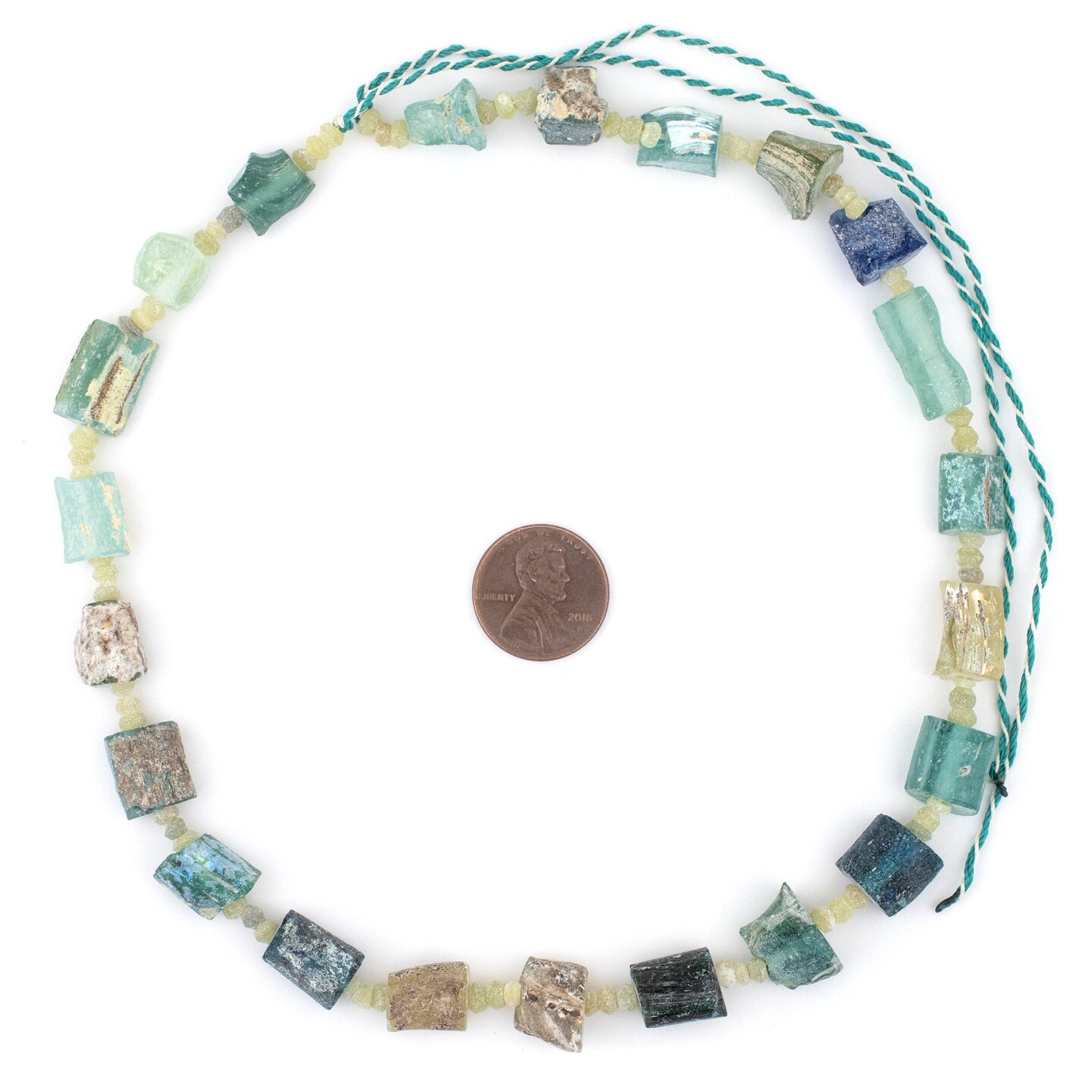 Rectangular Medley Roman Glass Beads, Genuine Glass Found in Afghanistan, Matte Glass Beads for Jewelry Making, The Bead Chest
