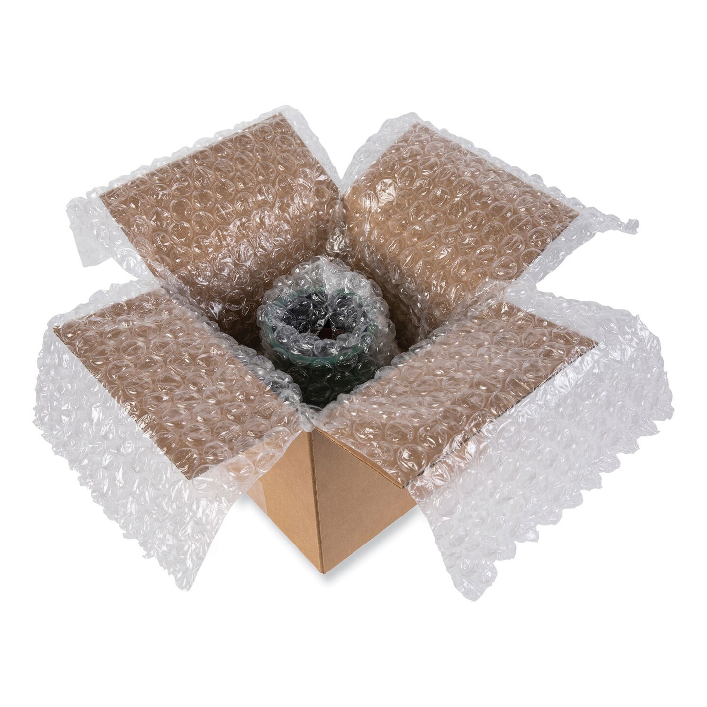 Universal Bubble Packaging, 0.19&#x22; Thick, 12&#x22; x 10 ft, Perforated Every 12&#x22;, Clear, 12/Carton