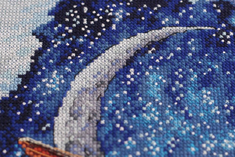 Cross-stitch kit Above the clouds