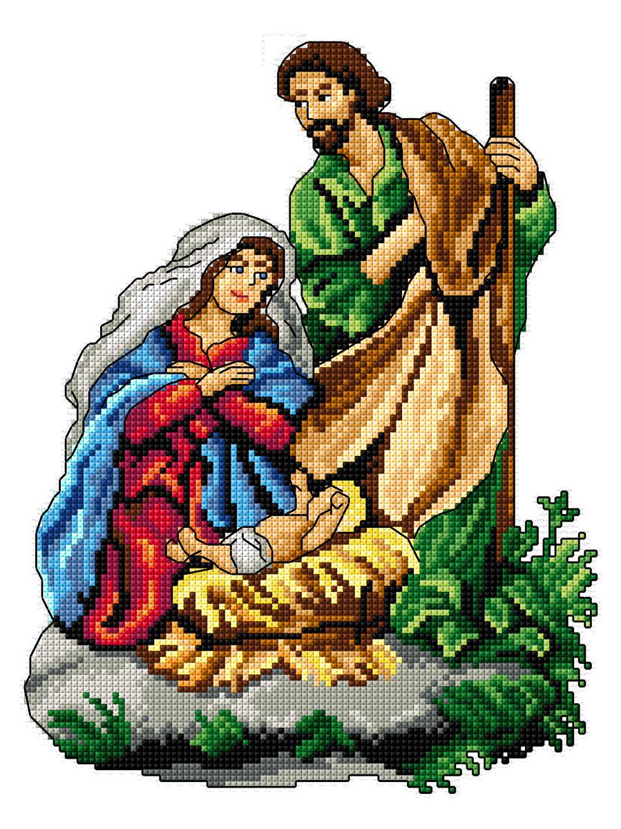 Birth of Christ Counted Cross-Stitch Kit
