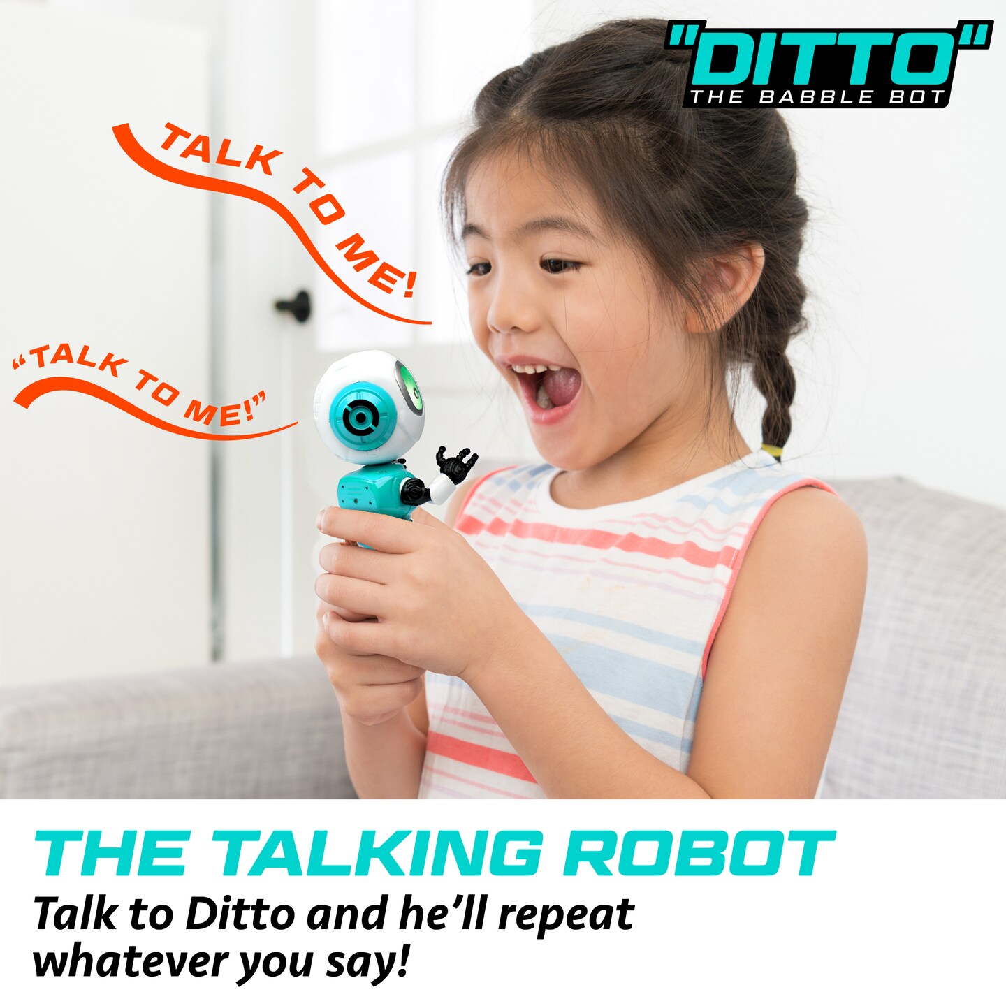 Force1 Ditto Mini Voice Changer Robot Toy for Kids