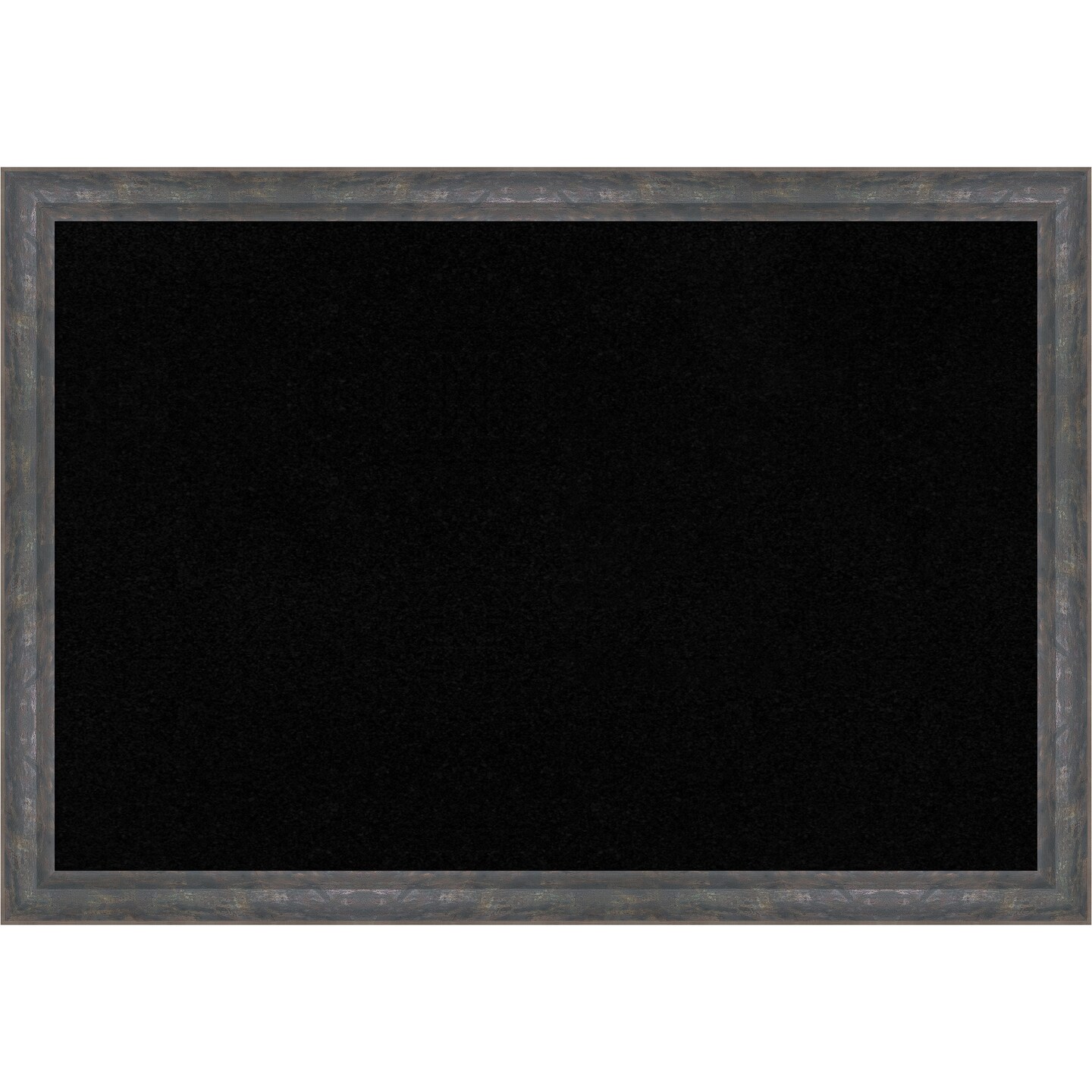 Angled Wood Framed Corkboard, Black Cork