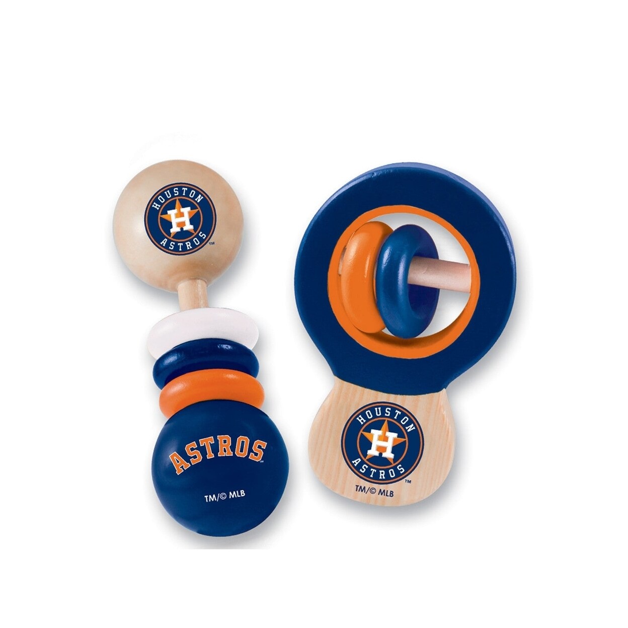 MasterPieces Houston Astros - Baby Rattles 2-Pack | Michaels