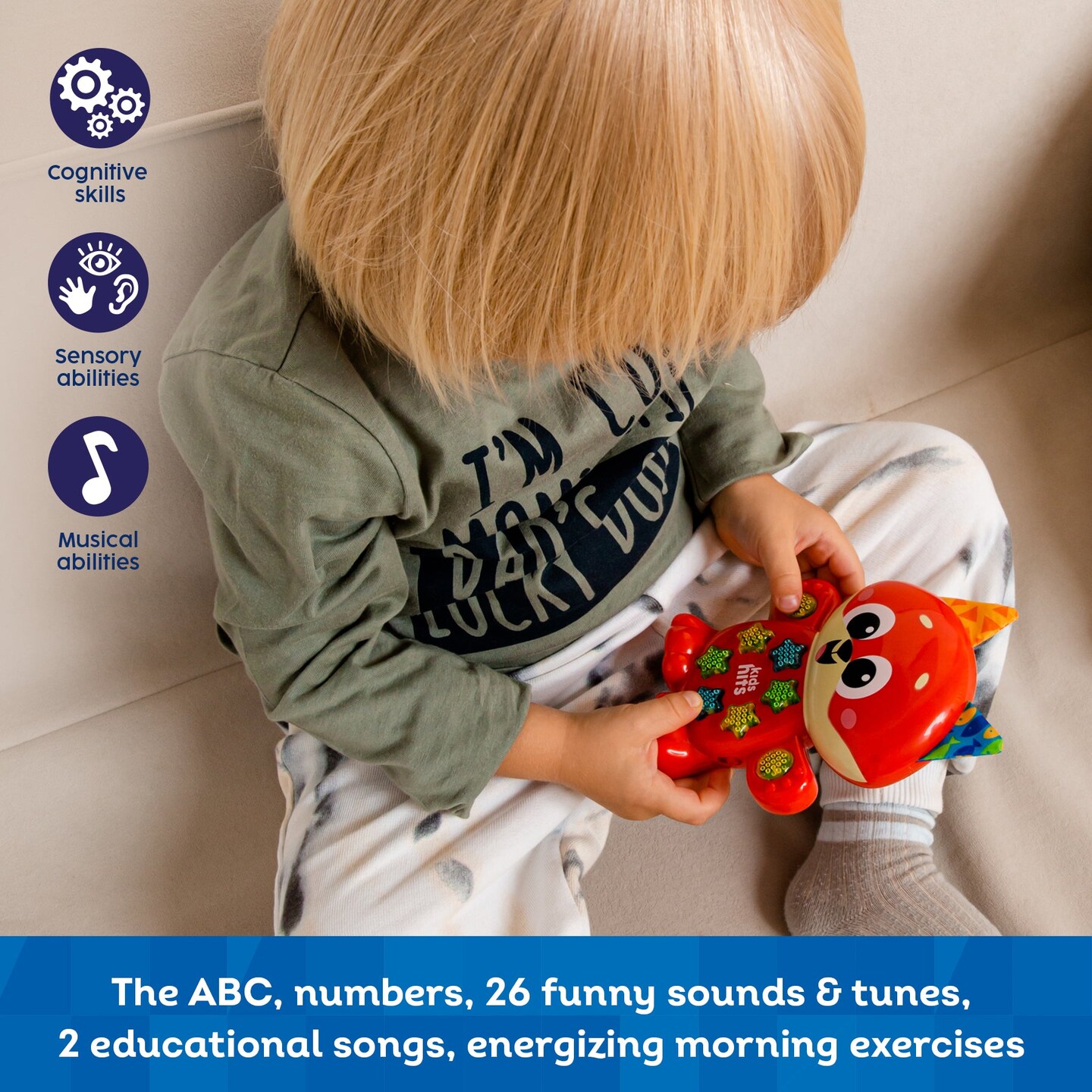 Kids Hits Educational Toddler Toy Babies Musical Fox Red