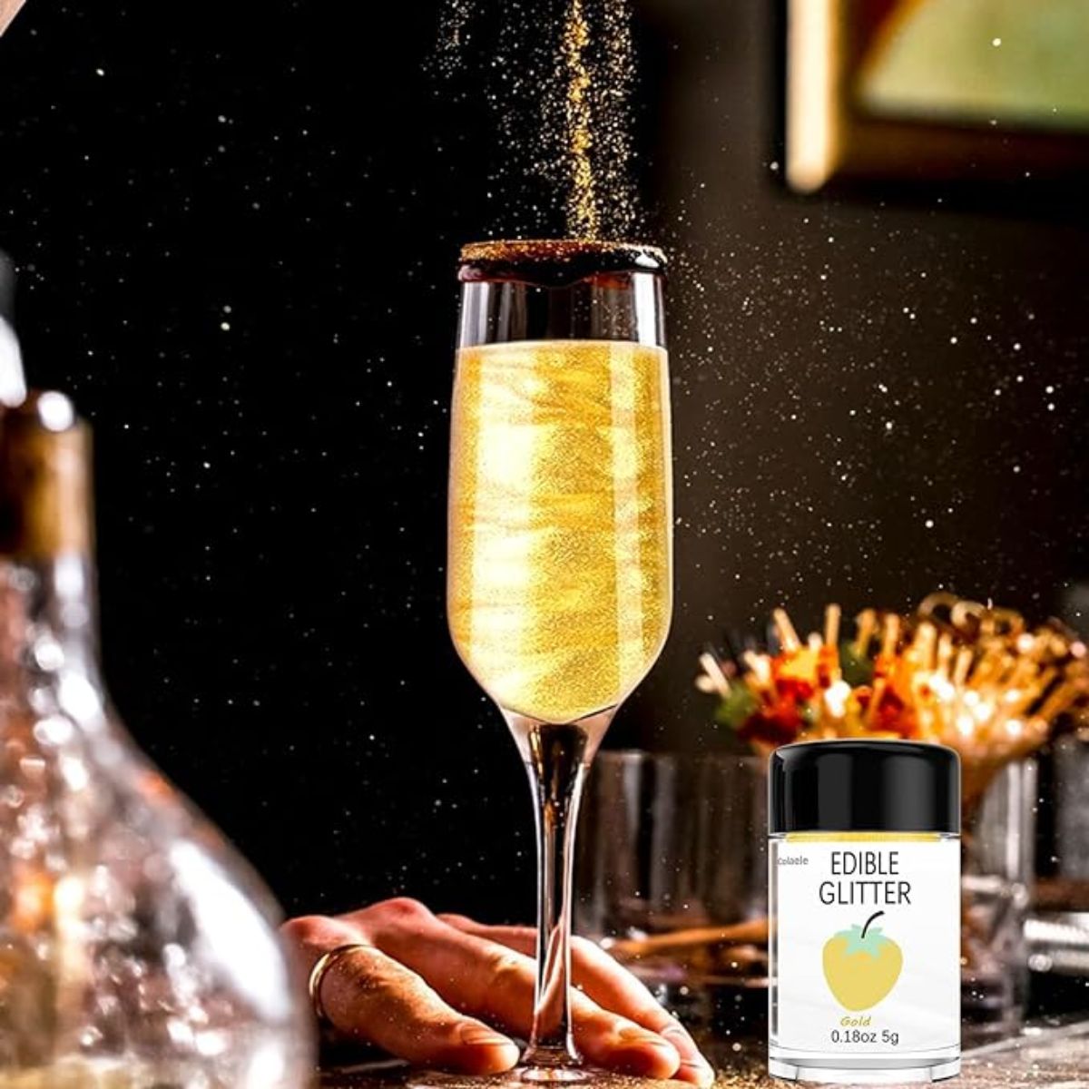 5 grams Edible Glitter Powder for Cakes &#x26; Drinks