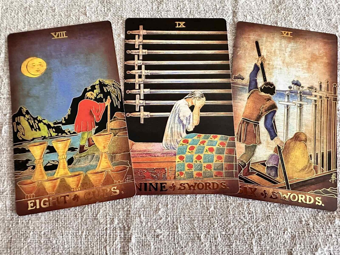 Limited Edition Holographic Gilded Tarot Deck With Guidebook Tarot ...