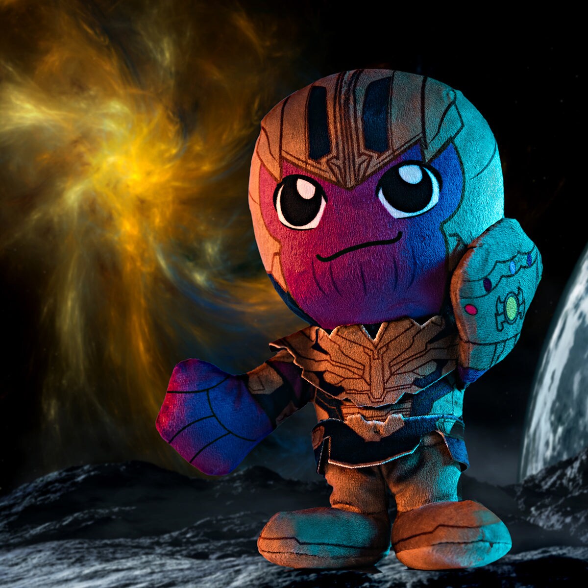 Bleacher Creatures Marvel Thanos 8&#x22; Kuricha Sitting Plush