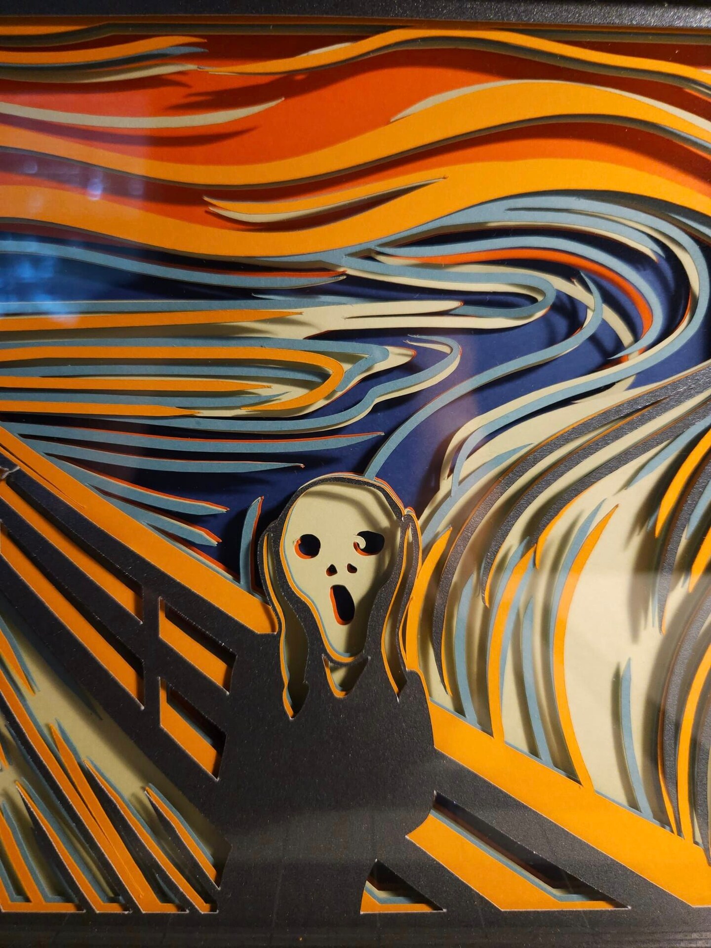 The Scream 8x8 3D Shadow Box Art Piece | MakerPlace by Michaels