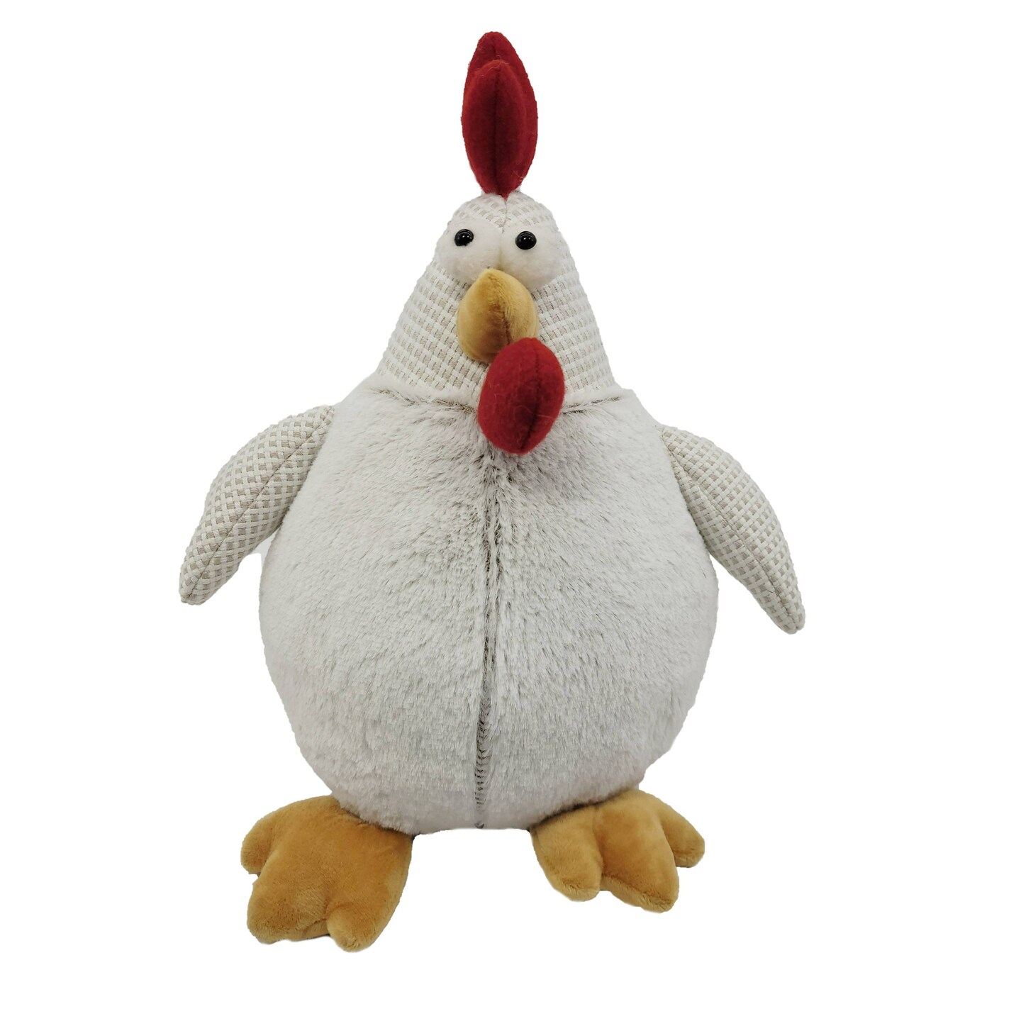 Galt International Standing Rooster Christmas Decoration - 13&#x22; - White and Red