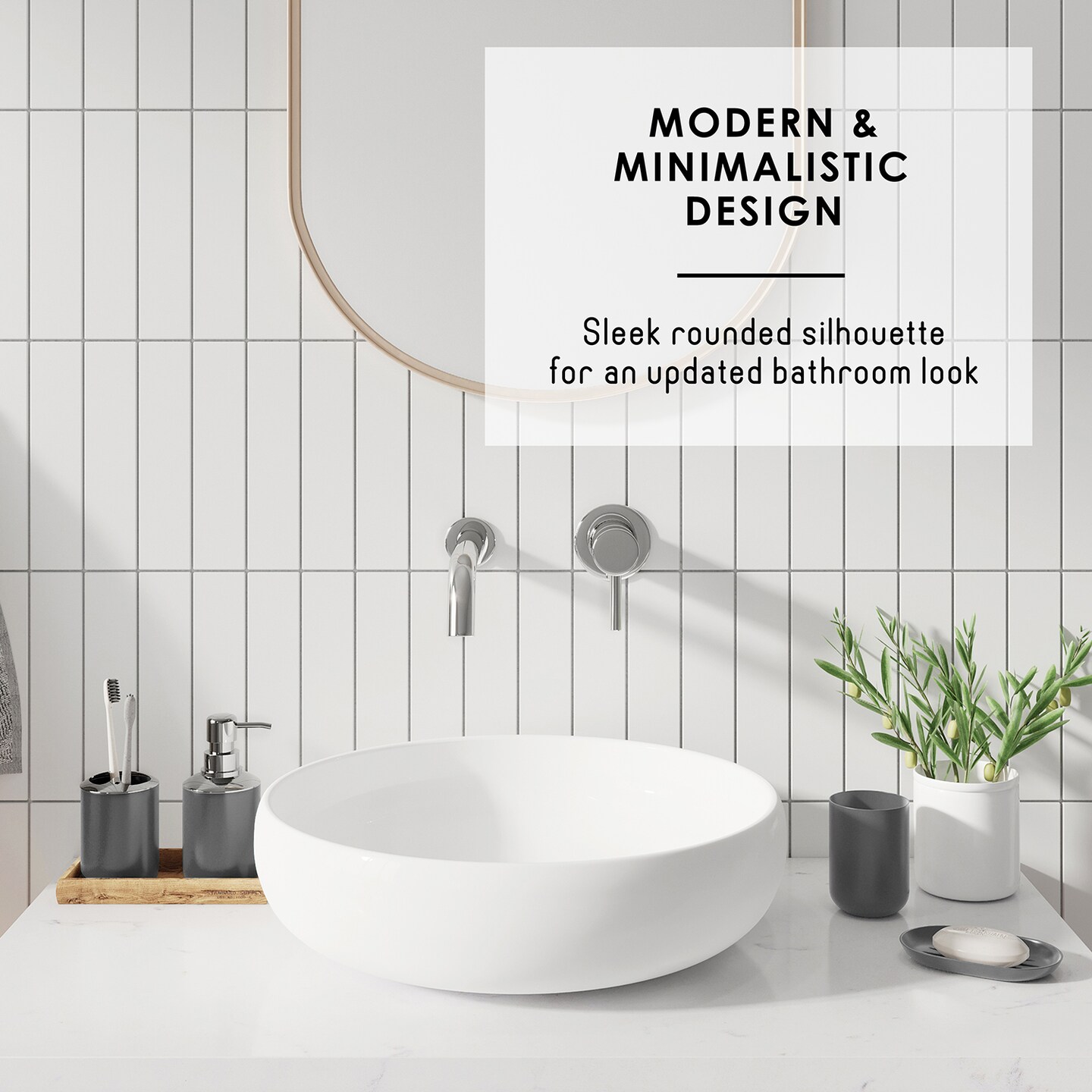 Clara Clark Bathroom Accessories Set