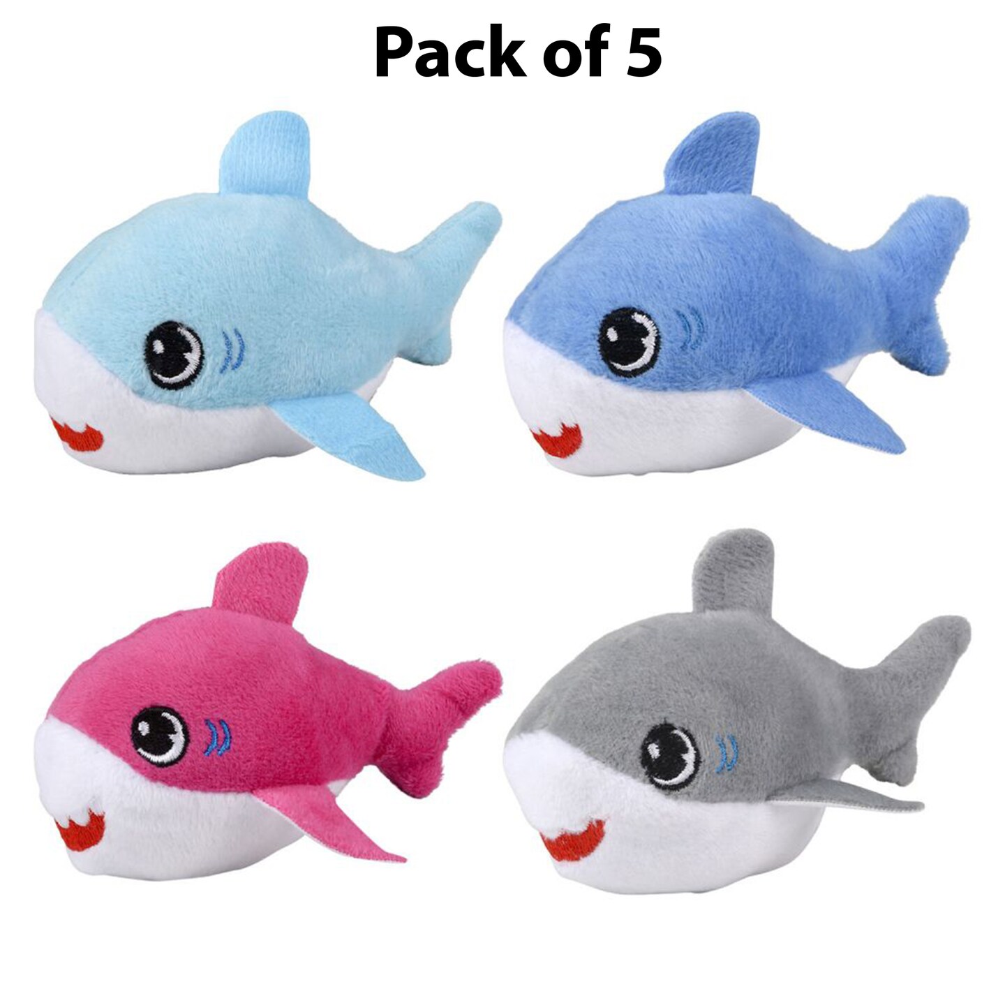 Shark Pups Soft Toy | Soft plush 4 inches | MINA&#xAE;