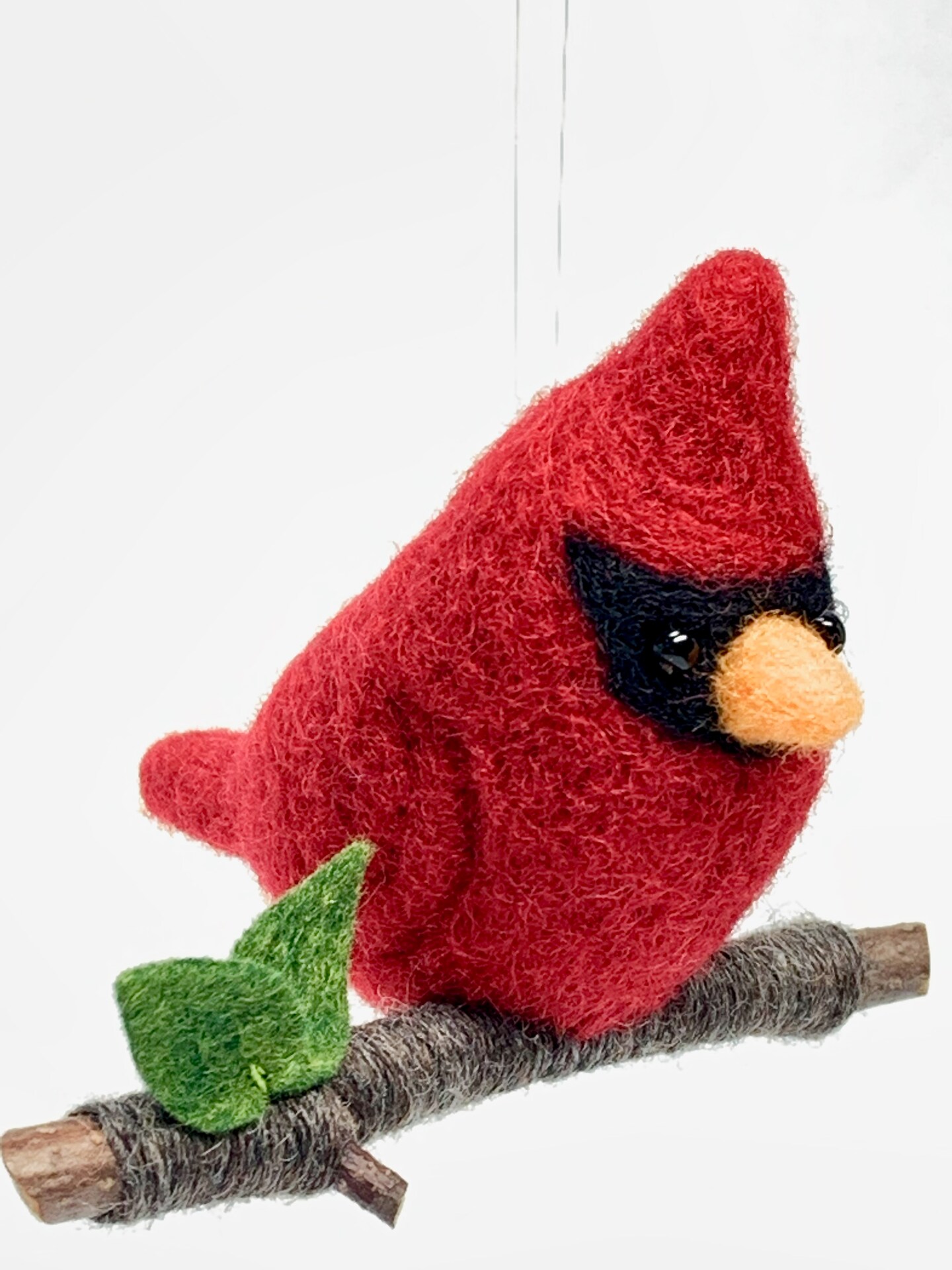 Cardinal Bird Needle Felting Kit, Beginner DIY Felting Kit product 2