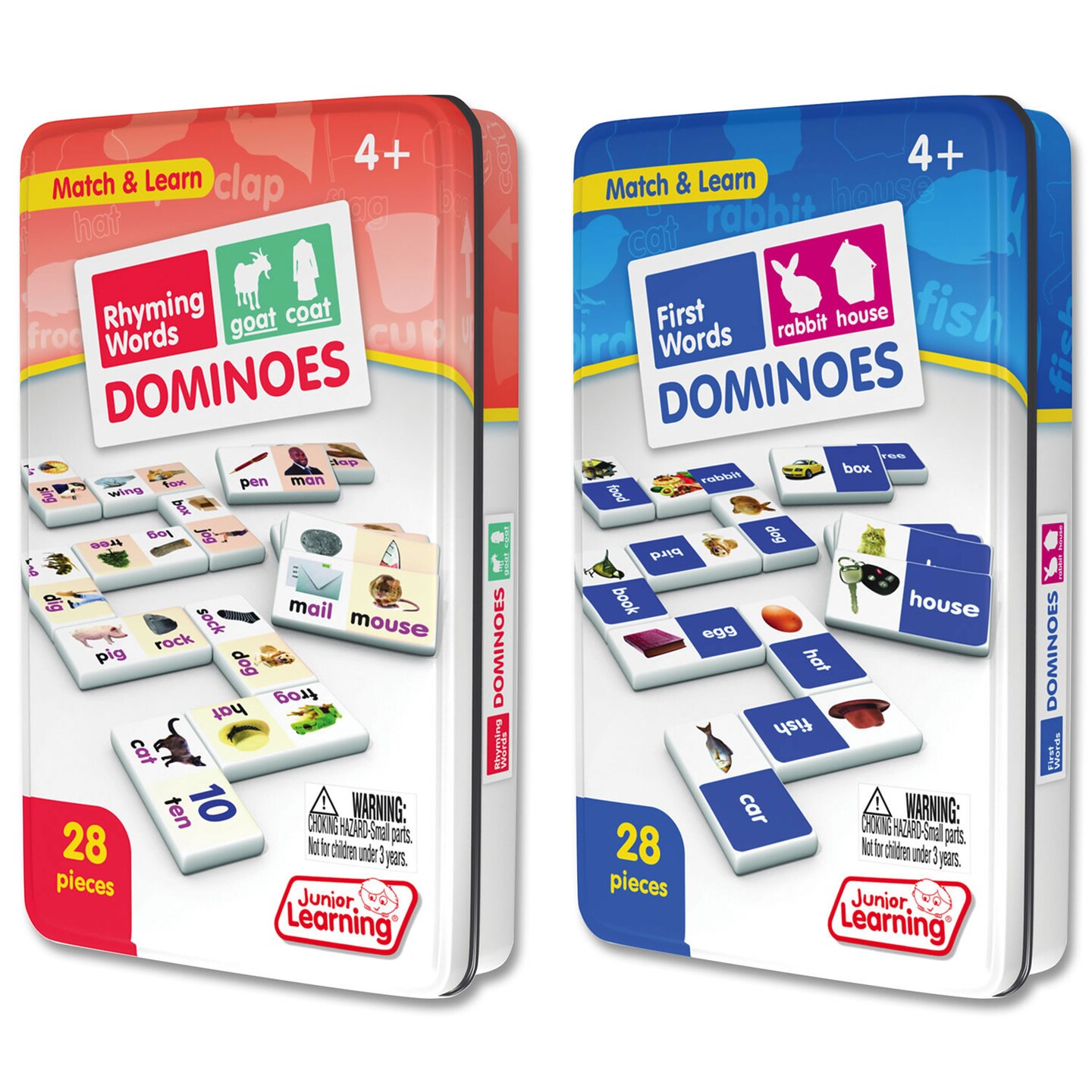 Junior Learning Rhyming &#x26; First Words Dominoes Game Set