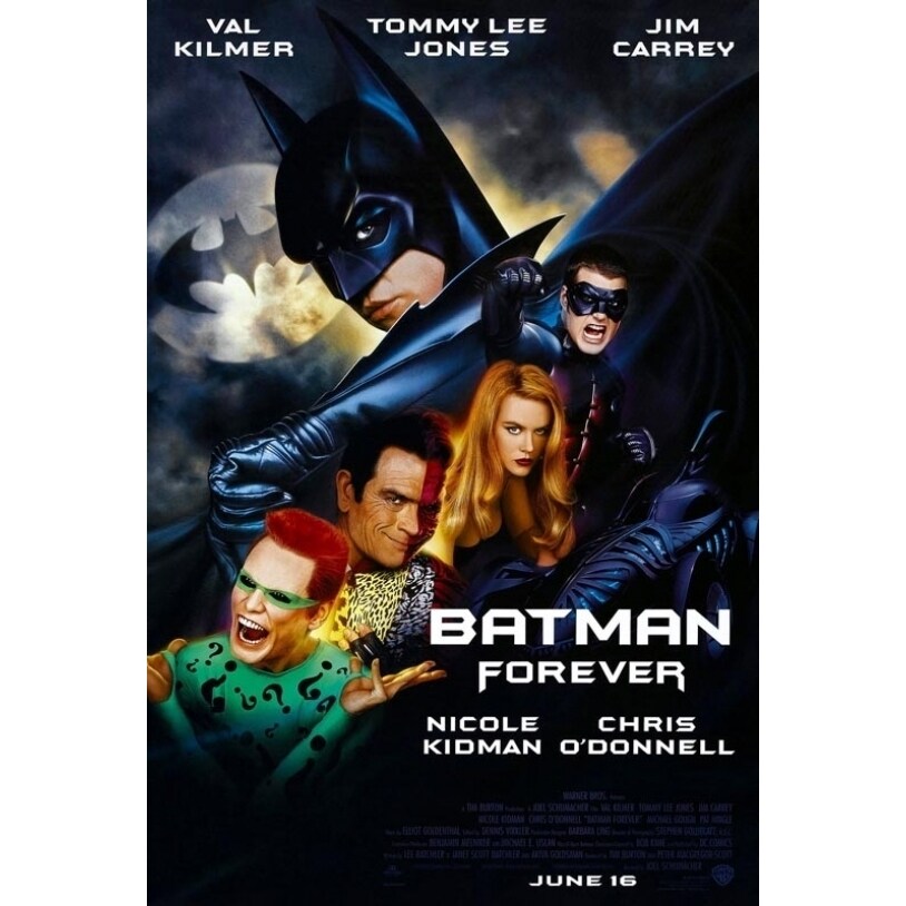 Pop Culture Graphics Batman Forever Movie Poster Print (27 x 40) - Item  MOVIH8035