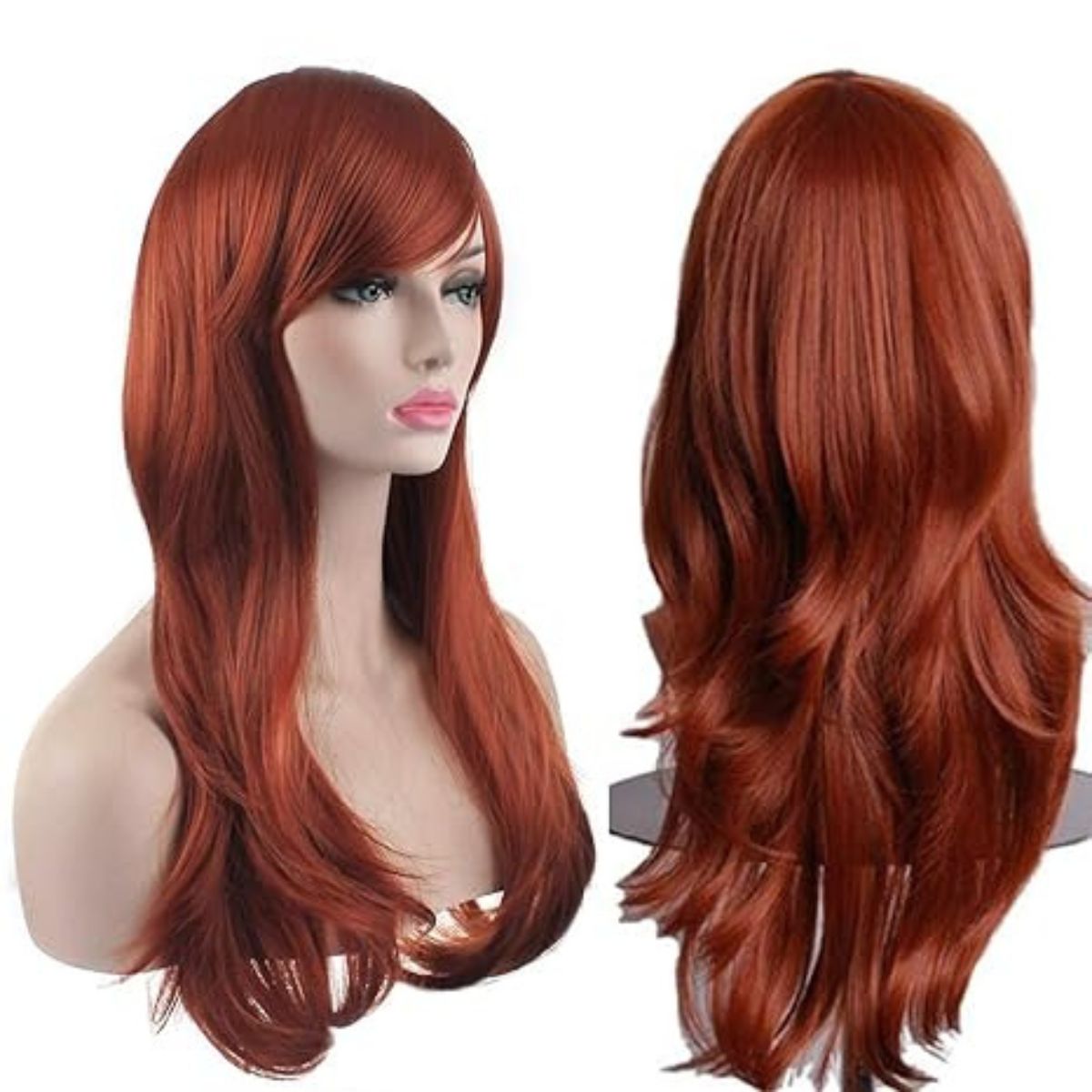 28 Inches Soft Hair Wig with Wig Cap