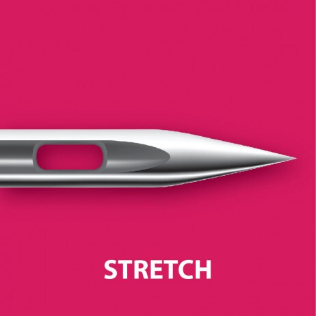 KLASS&#xC9;&#xAE; -- 90/14 -- Stretch -- Home Sewing Machine Needles (130/705 H)