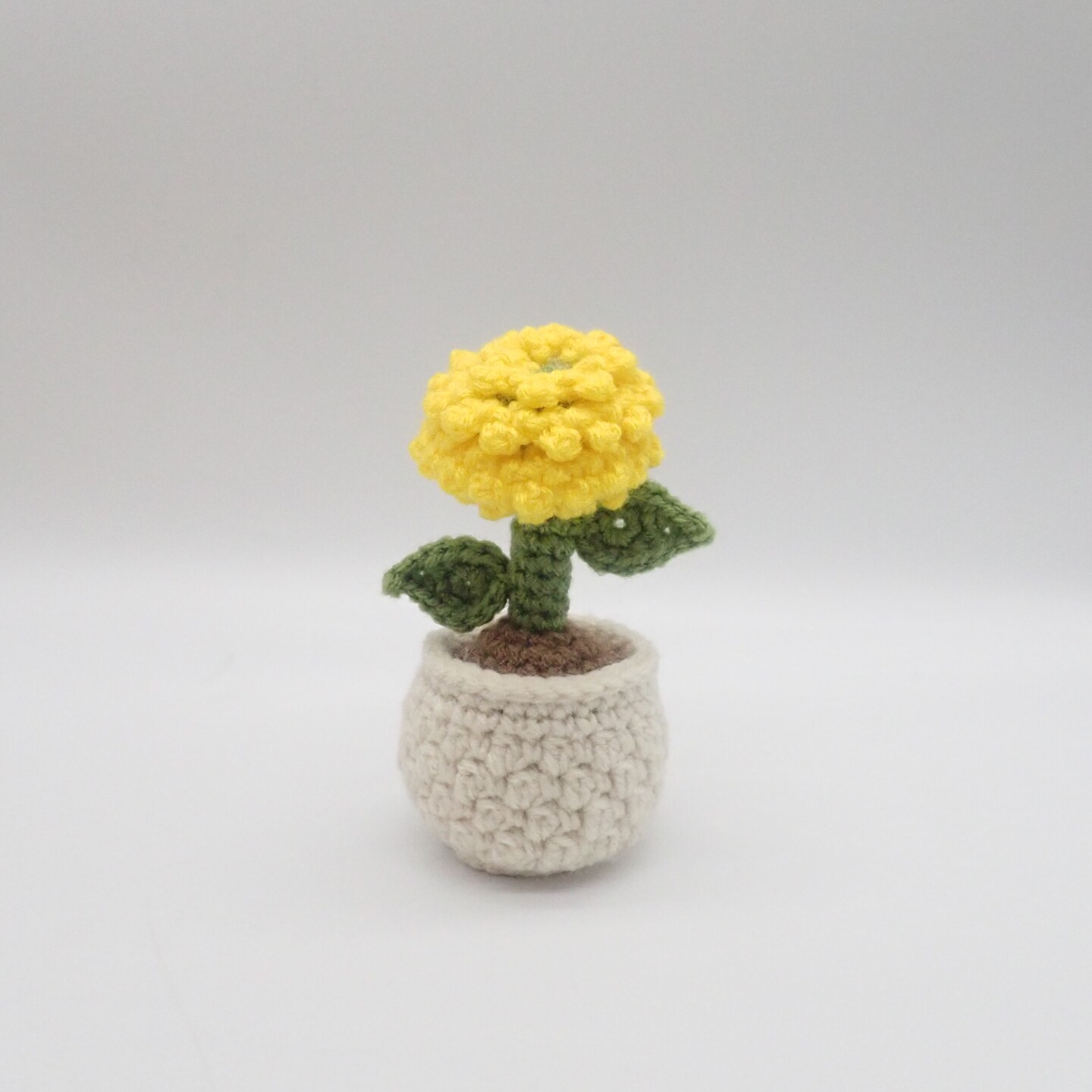 Crochet Dahlia Flower in a Pot | MakerPlace by Michaels