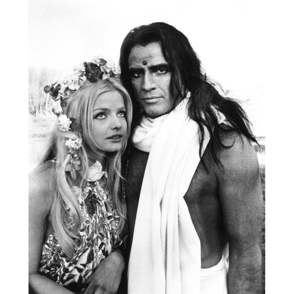 Posterazzi Candy From Left Ewa Aulin Marlon Brando 1968 Photo Print