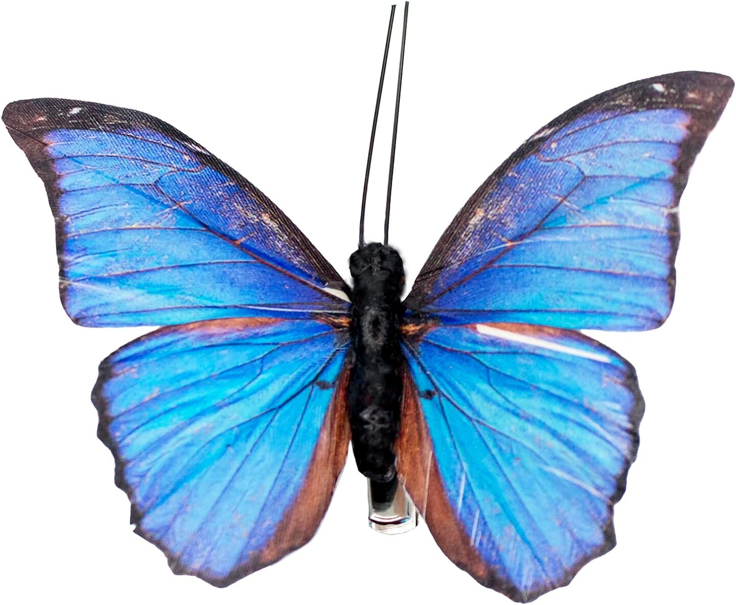 Fake Feather Butterflies with Clip