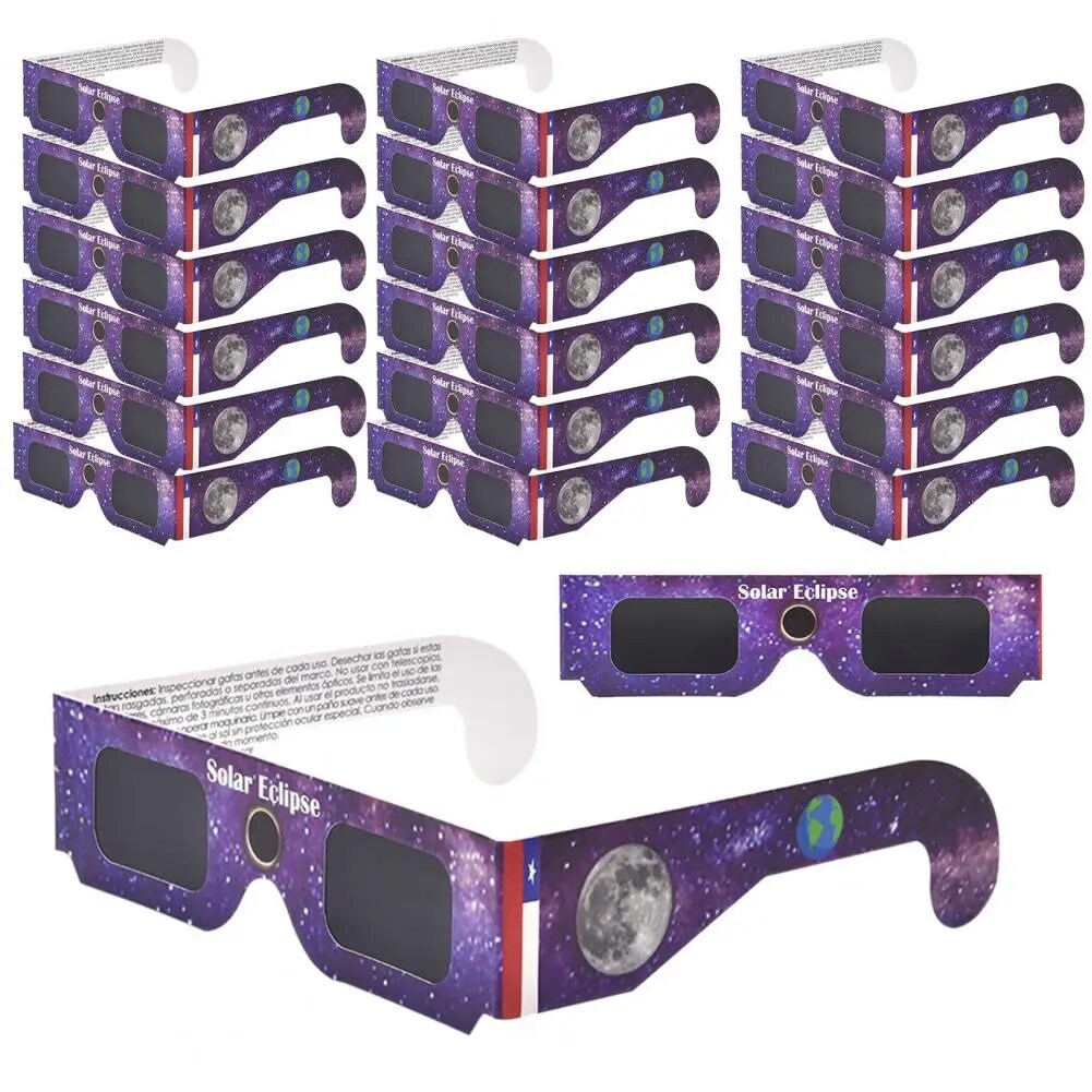 Solar Eclipse Glasses | Kids Eyewear | CE ISO Certified, Safe Shades, Direct Sun Viewing | MINA&#xAE;