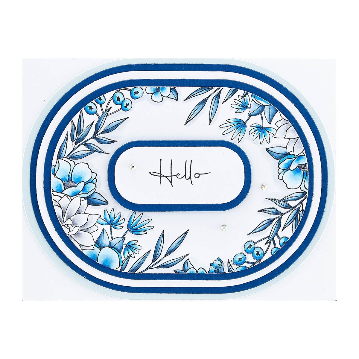Spellbinders Etched Dies From The Stylish Ovals Collection-Essential Stylish Ovals