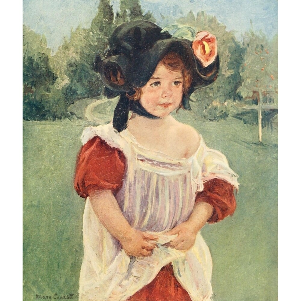 Posterazzi Portrait of a child LArt et les Artistes 1911 Poster Print by  Mary Cassatt