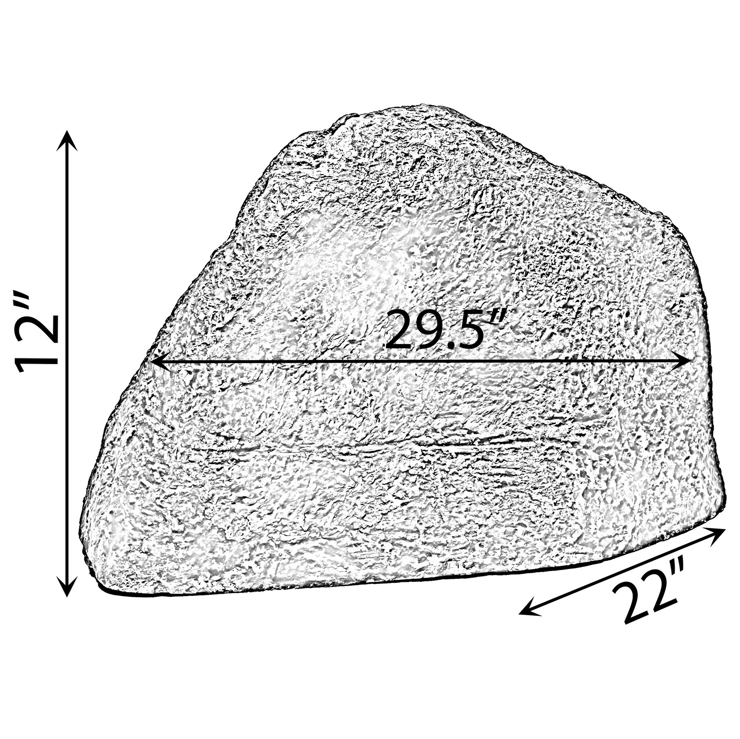 Outdoor Natural Artificial Diamond Rock Decor for Gardens, Lawns, and Landscapes