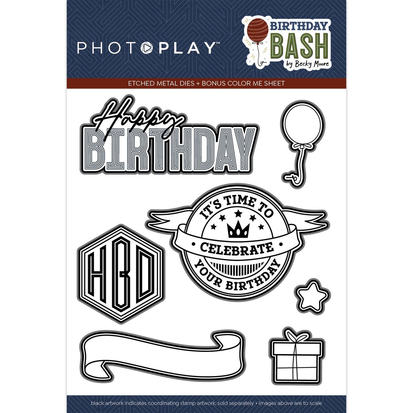 PhotoPlay Etched Die Tag main image 0