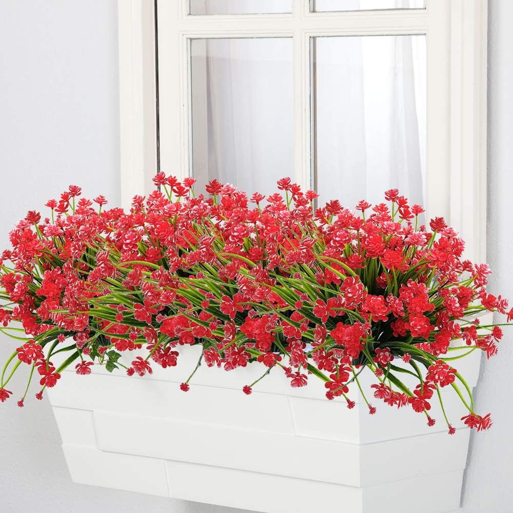 UV-Resistant Artificial Flowers: 10 Bundles for Indoor/Outdoor Decor