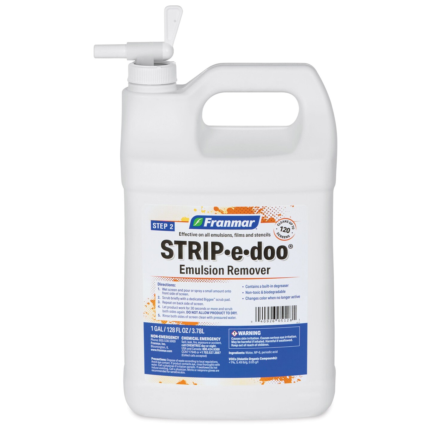 Franmar STRIP-e-doo Emulsion Remover - Gallon