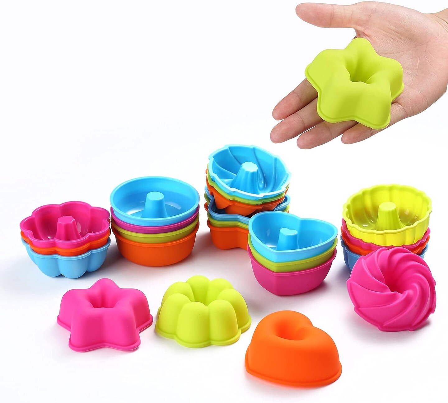 2.95x1.1 Inches Flexible Donut Molds