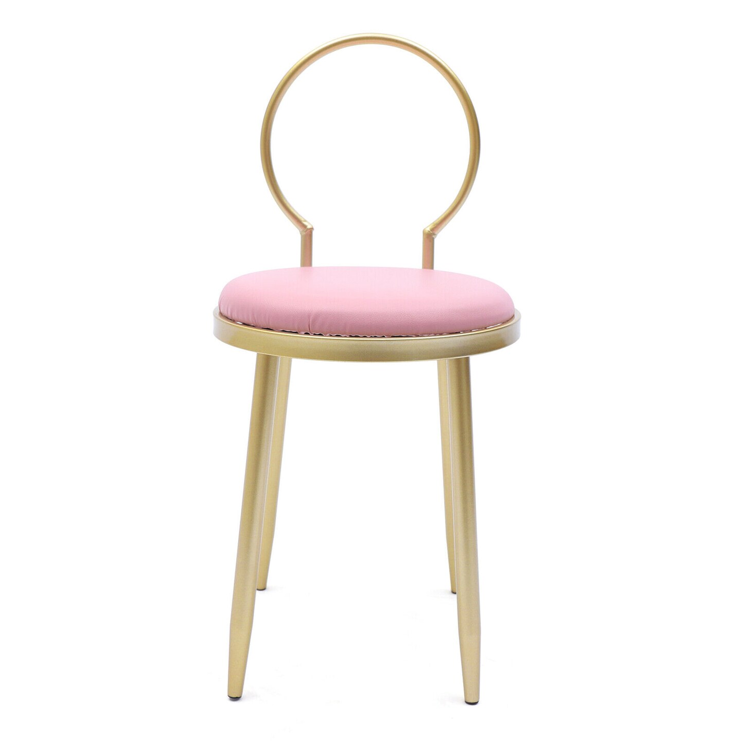 Kitcheniva Vanity Makeup Dressing Stool with Back