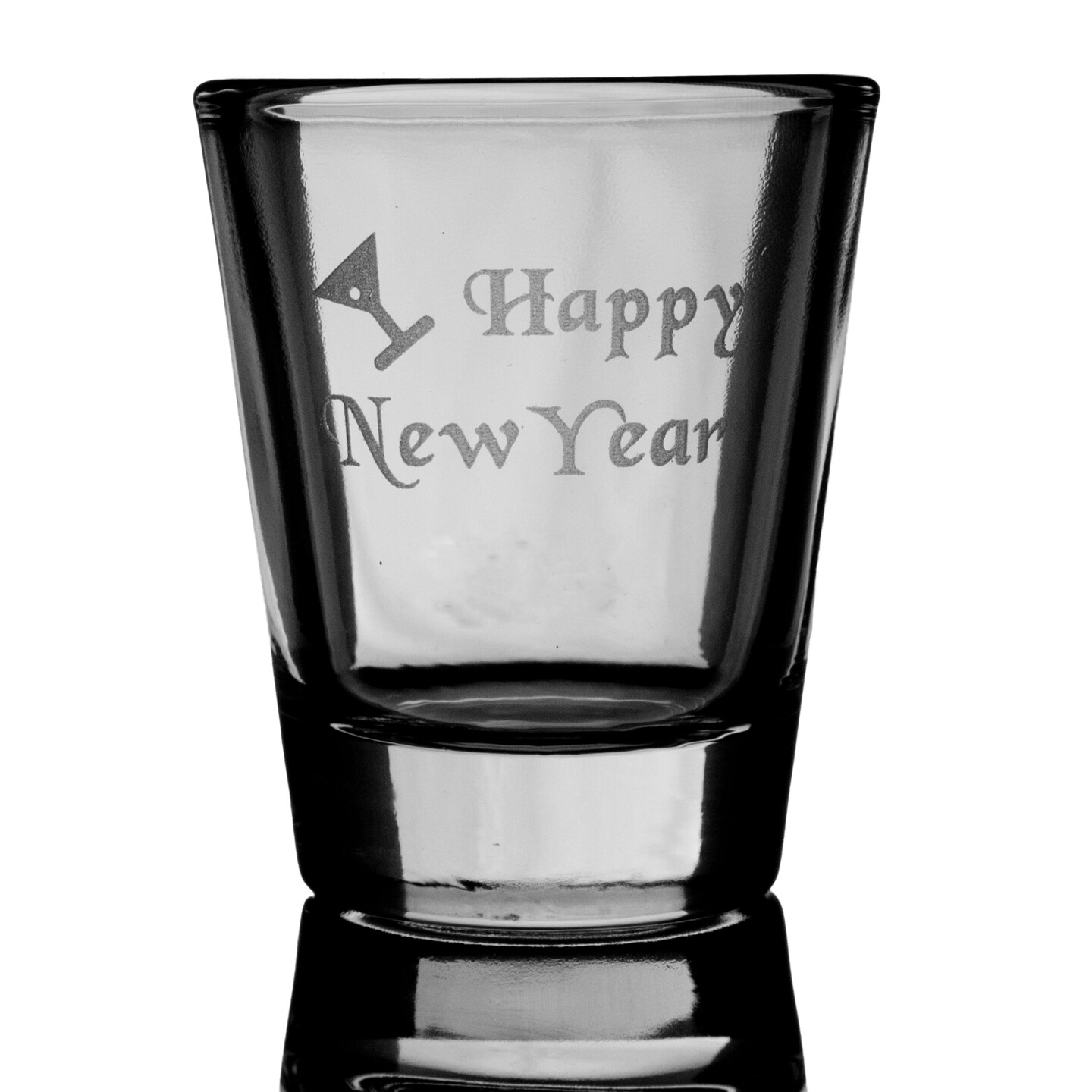 2oz Happy New Year SHOT GLASS 2oz Happy New Year SHOT GLASS