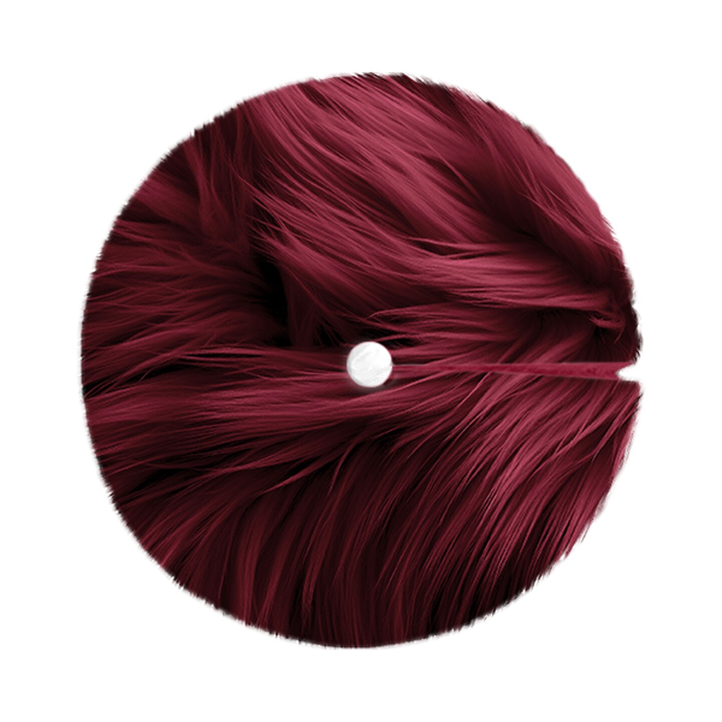 FabricLA 40&#x22; Burgundy Faux Fur Christmas Tree Skirt - Fluffy Plush Tree Skirt (101cm) for Holiday Decorations