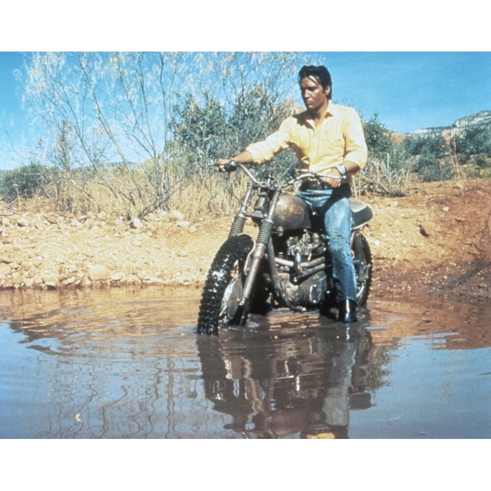 Posterazzi Stay Away Joe Elvis Presley On A Motorcycle 1968 Poster Print