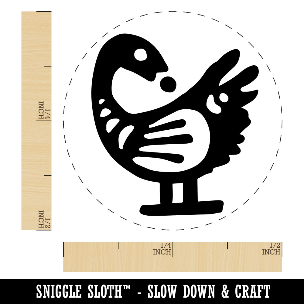 Sankofa African Adinkra Bird Symbol Reflection Self-Inking Rubber Stamp ...