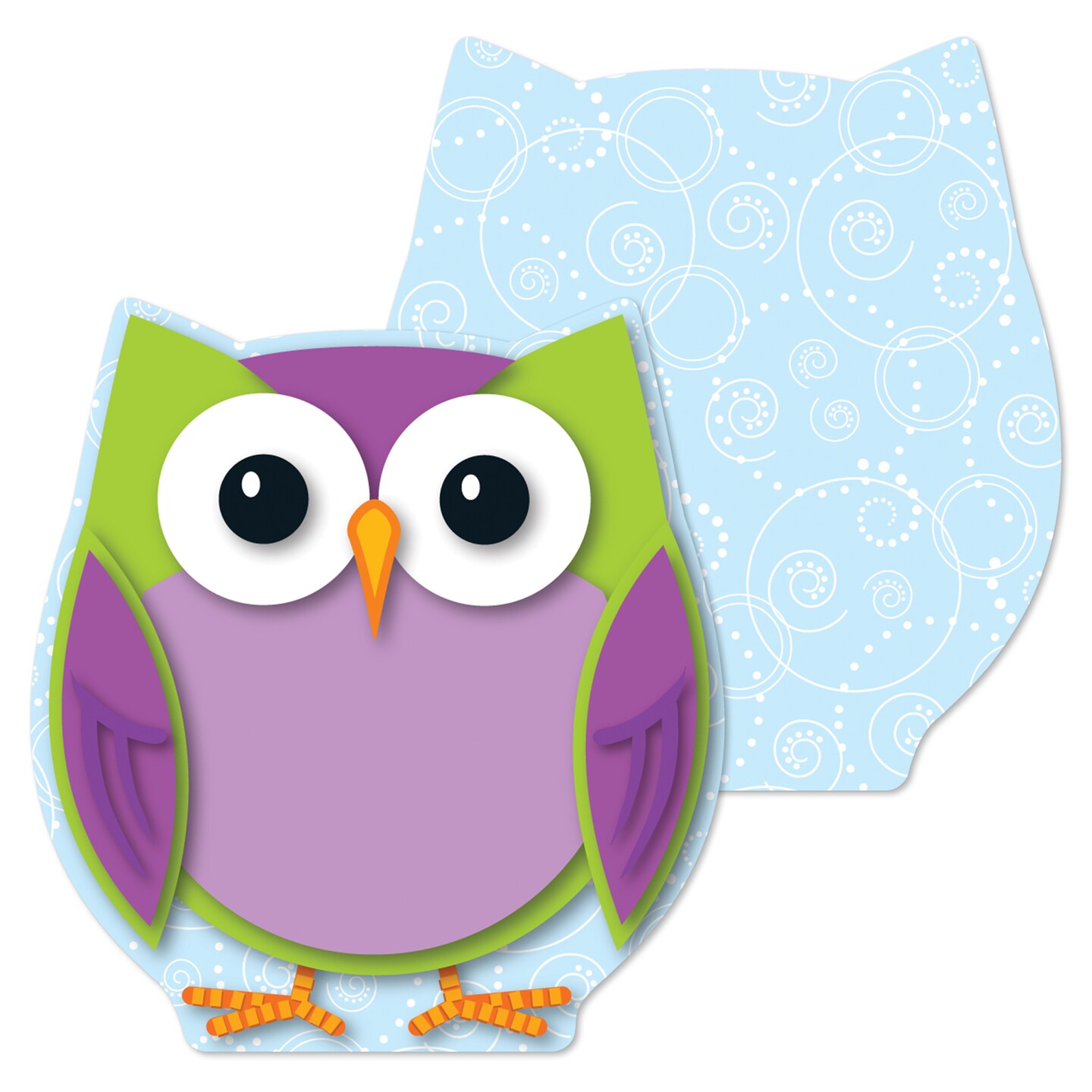 Carson Dellosa 36-Piece Mini Owl Cutouts, Colorful Bird Cut Outs for Party and Halloween Decorations, Bulletin Board, Posterboard, Name Tags, and Classroom Decor